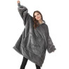 Oversized Wearable Blanket Sherpa Fleece Hoodie