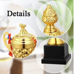 Gold Silver and Bronze Trophies