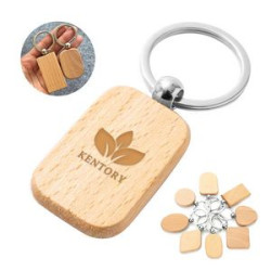 Blank Wooden Keychain Key Tags