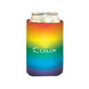 Rainbow Neoprene Beverage Can Sleeves
