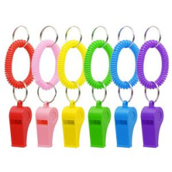 Coil Wrist Band Whistle