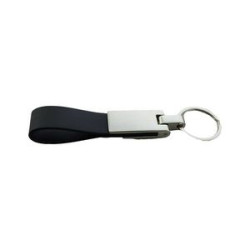 Zinc Alloy Leather Key Ring
