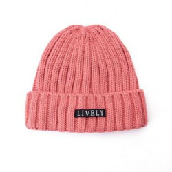 Patch Winter Knit Beanie