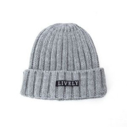 Patch Winter Knit Beanie