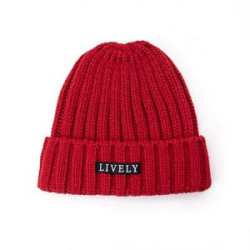 Patch Winter Knit Beanie