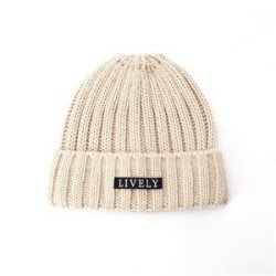 Patch Winter Knit Beanie