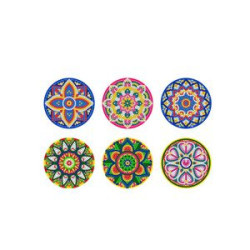 Round Absorbent Coasters for Drinks