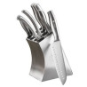 7 Pcs Stainless Steel Knife Block Set