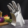 7 Pcs Stainless Steel Knife Block Set
