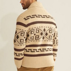 Sweater Cardigan Lapel Long-sleeved Coat