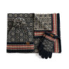 Womens Winter Beanie Hat Scarf Touchscreen Gloves Set