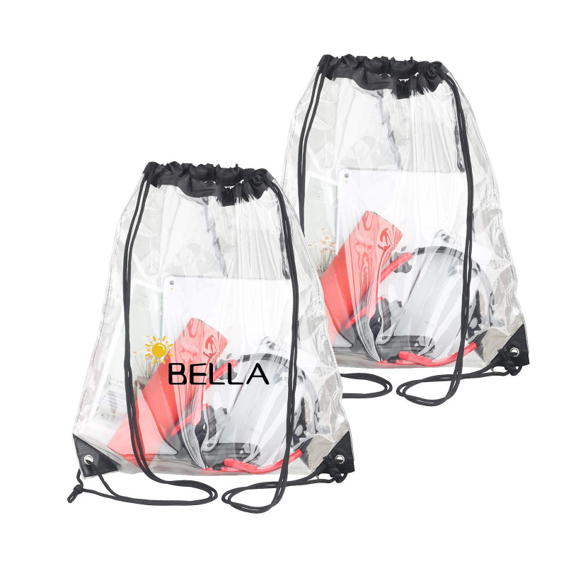 Clear Drawstring Bags