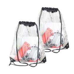 Clear Drawstring Bags