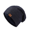 Solid Color Beanie Winter Warm Knitted Hat