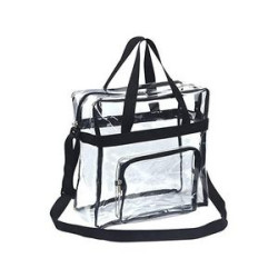 Transparent Cross Body Tote Bag