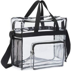 Transparent Cross Body Tote Bag