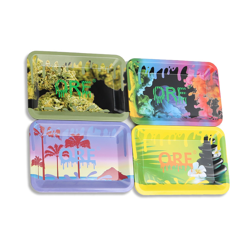 Metal Cigarette Rolling Tray
