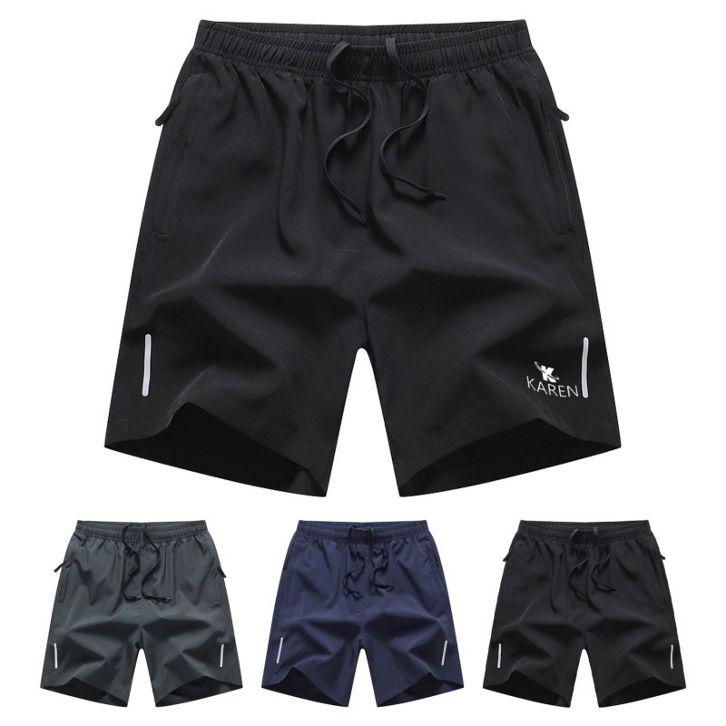 Mens Solid Active Shorts