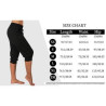 Women's Plus Size Sexy Solid Color Sports Yoga Capri Pants