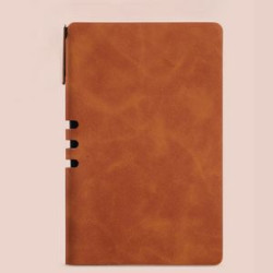 Leather Cover Notebook and Pen Gfit Set