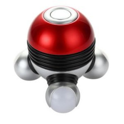Mini Hand-Held Body Vibrating Massager With Led Light