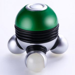 Mini Hand-Held Body Vibrating Massager With Led Light
