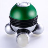 Mini Hand-Held Body Vibrating Massager With Led Light