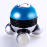 Mini Hand-Held Body Vibrating Massager With Led Light