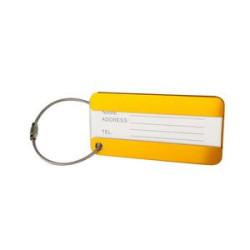Square Aluminum Alloy Travel Luggage Tag