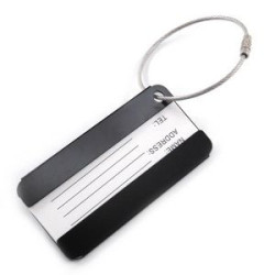 Square Aluminum Alloy Travel Luggage Tag