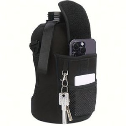 Half Gallon Water Bottle With Storage Sleeve