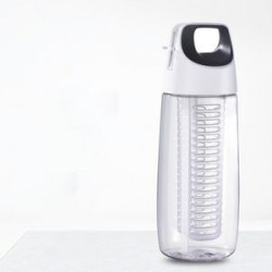 Fruit Water Bottle With Straw
