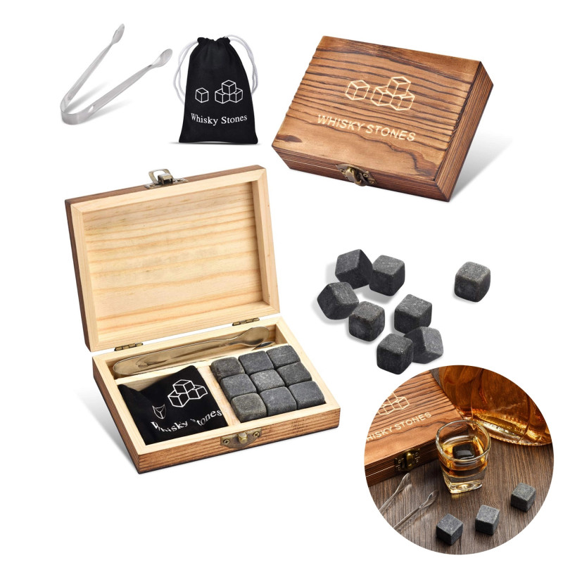 9 Granite Rocks Gift Set