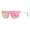 Square Oversized Flat Top Sunglasses