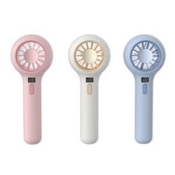 Mini Digital Display Portable Fan