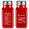Glass Salt And Pepper Shakers Set