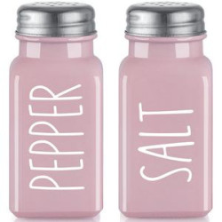 Glass Salt And Pepper Shakers Set