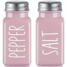 Glass Salt And Pepper Shakers Set