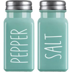 Glass Salt And Pepper Shakers Set