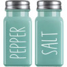 Glass Salt And Pepper Shakers Set