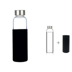 18oz Glass Tumblers with Silicone Protective Sleeve