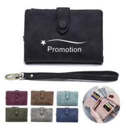 Pu Wallet With Wristlet