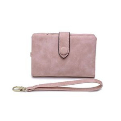 Pu Wallet With Wristlet