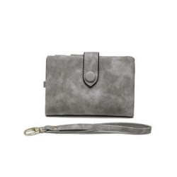 Pu Wallet With Wristlet