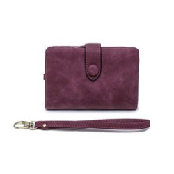 Pu Wallet With Wristlet