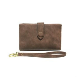 Pu Wallet With Wristlet