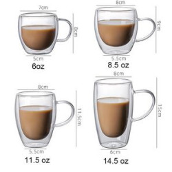 Double Wall Insulated Espresso Mugs
