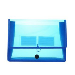 A4 Popper Wallet Plastic Folder Poly Pockets Envelope