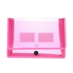 A4 Popper Wallet Plastic Folder Poly Pockets Envelope