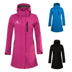 Women's Softshell Long Jacket with Hood